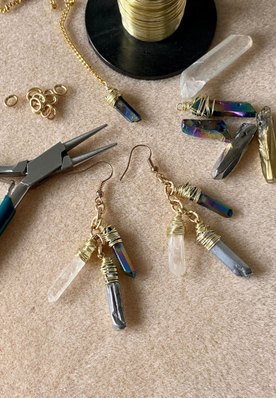 Wire Wrapping Crystal Jewellery Workshop