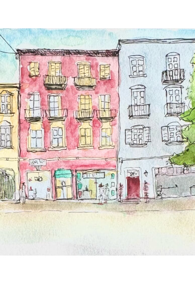 Wonky, Whimsical House Painting