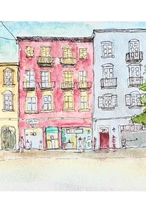 Wonky, Whimsical House Painting