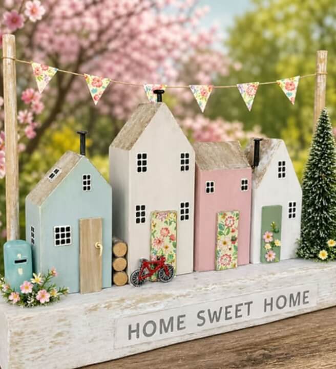 Wooden Village Workshop: Springtime Cottage Lane