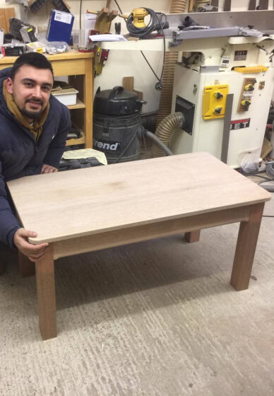 Woodworking Class: Coffee Table