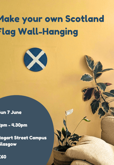 World Cup 2026 Scotland Flag Wall Hanging Workshop