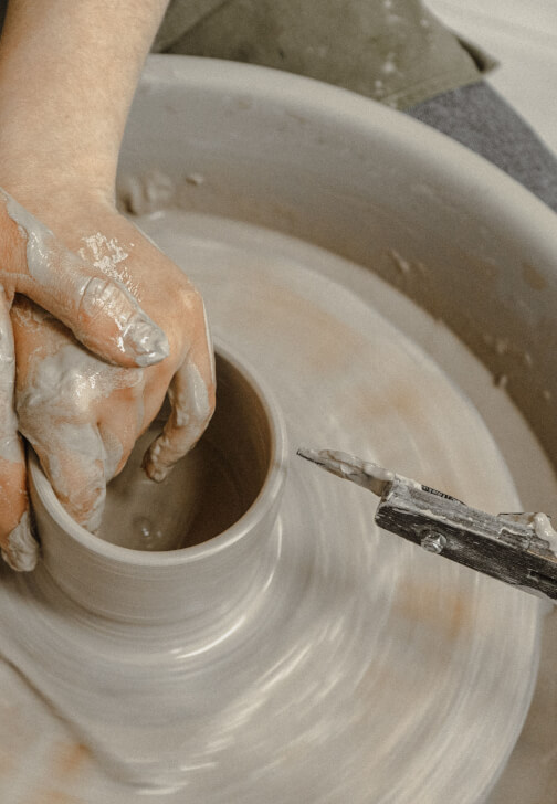 2-Day Wheel Throwing, Trimming and Painting Course