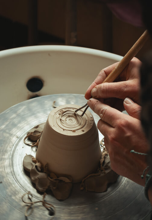 2-Day Wheel Throwing, Trimming and Painting Course