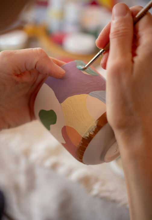 2-Day Wheel Throwing, Trimming and Painting Course