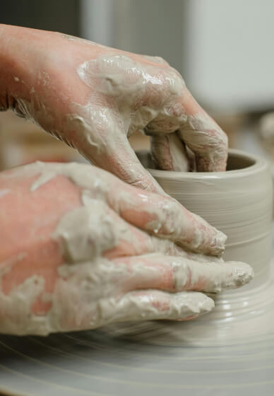 2-Day Wheel Throwing, Trimming and Painting Course