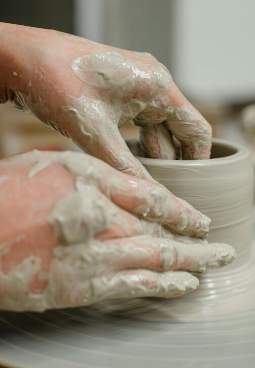 2-Day Wheel Throwing, Trimming and Painting Course