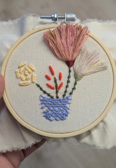 3D and Sculptural Embroidery Workshop