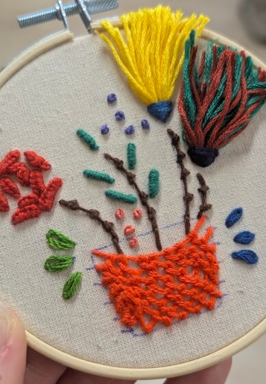 3D and Sculptural Embroidery Workshop