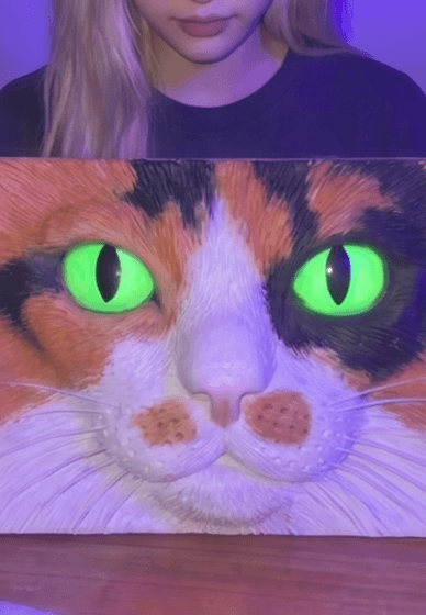 3D Cat Portrait Workshop: Neon Edition