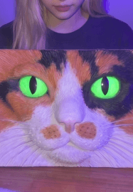 3D Cat Portrait Workshop: Neon Edition