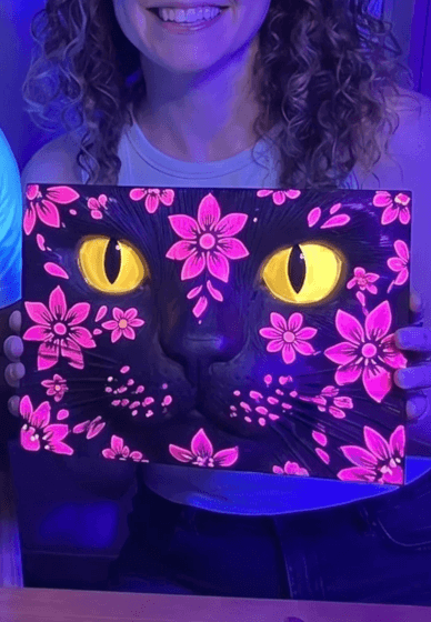 3D Cat Portrait Workshop: Neon Edition