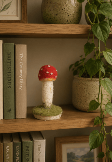 3D Felted Fly Agaric Workshop