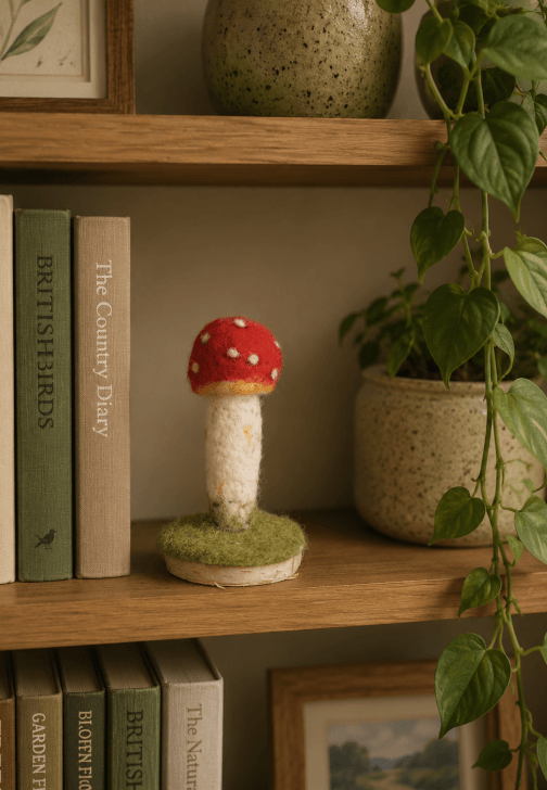 3D Felted Fly Agaric Workshop