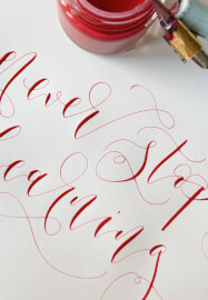 4 Week Dip Pen Modern Calligraphy Course