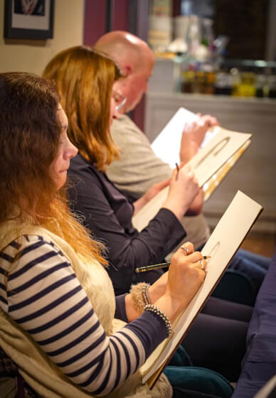 Mother's Day Portrait Painting Class in Chelsea