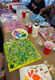 Abstract Painting Class with Ana Benavides