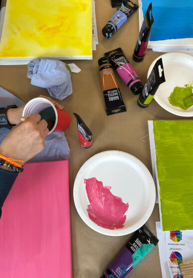 Abstract Painting Class with Ana Benavides