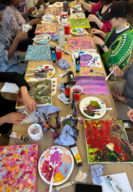 Abstract Painting with Ana Benavides