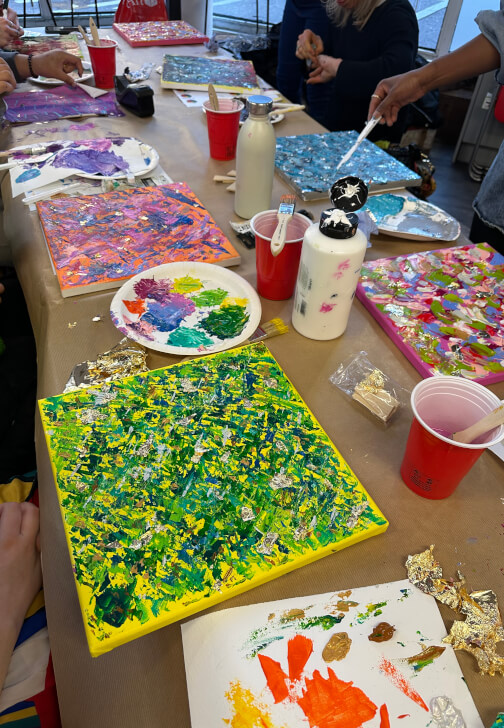 Abstract Painting with Ana Benavides