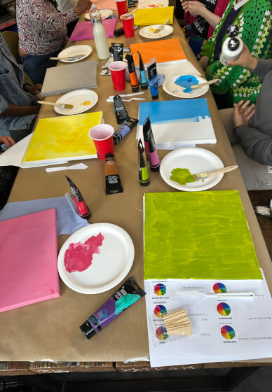 Abstract Painting with Ana Benavides