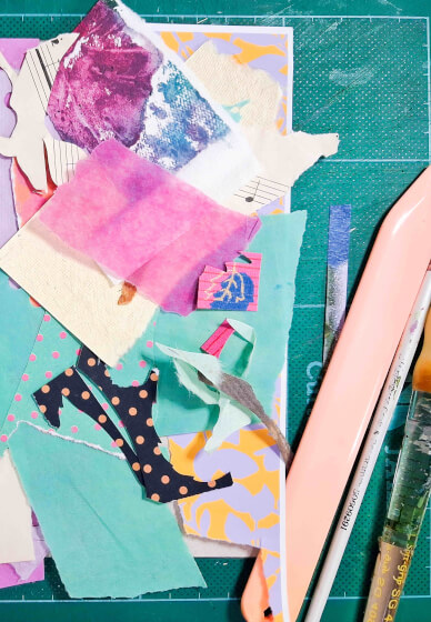 Abstract Play Collage and Mixed Media Workshop