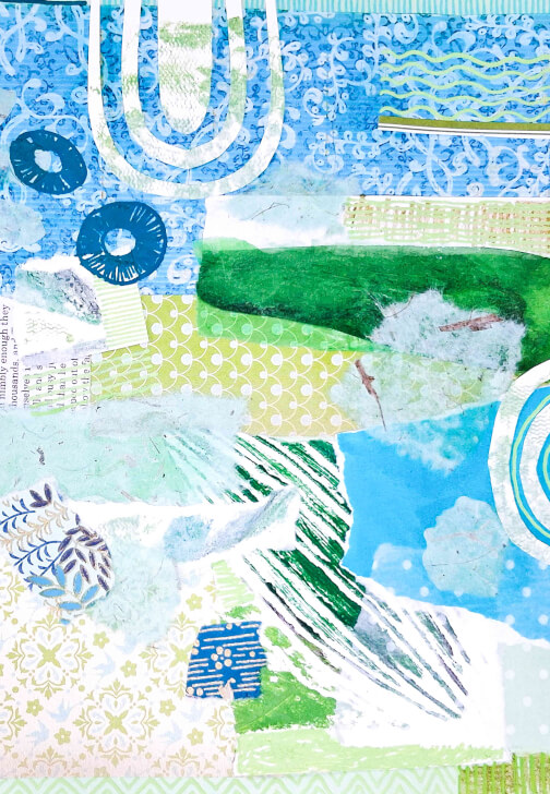 Abstract Play Collage and Mixed Media Workshop