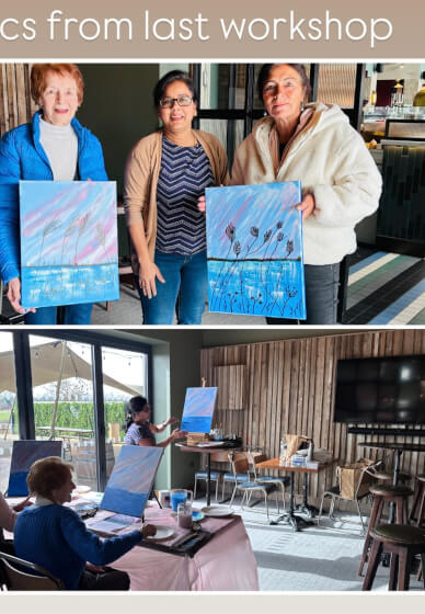 Acrylic Painting Workshop - Golden Hour Sunset