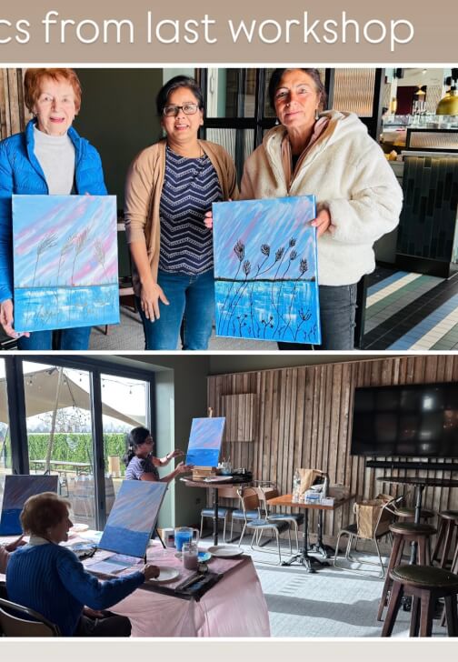 Acrylic Painting Workshop - Golden Hour Sunset