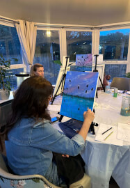 Acrylic Painting Workshop - Golden Hour Sunset