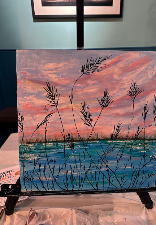 Acrylic Painting Workshop - Golden Hour Sunset