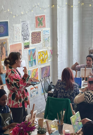 Acrylic Painting Workshop: Monet's Water Lilies