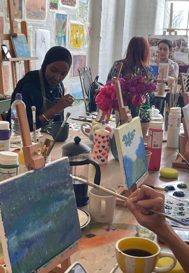 Acrylic Painting Workshop: Monet's Water Lilies