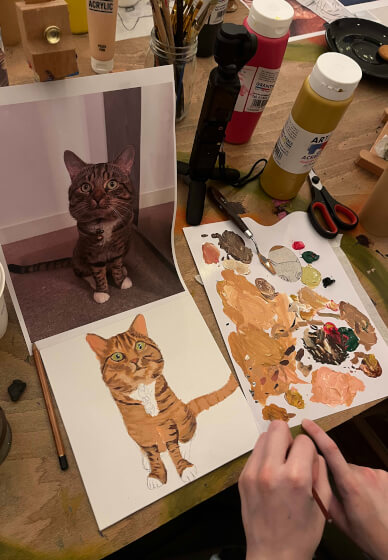 Acrylic Painting Workshop: Paint Your Pet