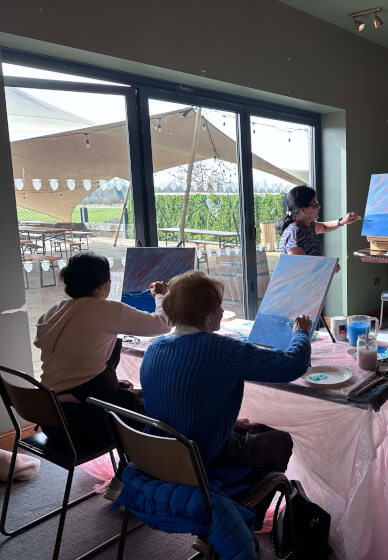 Acrylic Painting Workshop - the Golden Hour Sunset