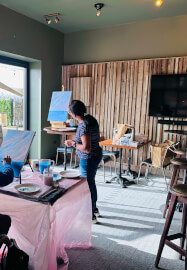 Acrylic Painting Workshop - the Golden Hour Sunset