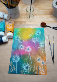 Acrylic Painting Workshop: Whimsical Dandelions