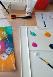 Acrylic Painting Workshop: Whimsical Dandelions