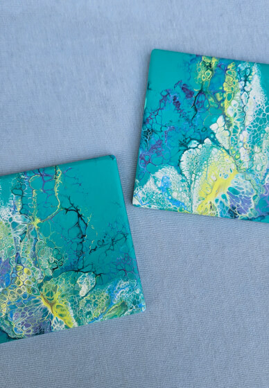 Acrylic Pouring Taster Workshop: Create Your Own Coasters