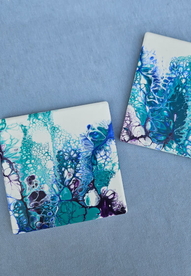 Acrylic Pouring Taster Workshop: Create Your Own Coasters