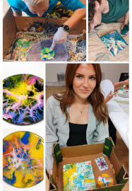 Acrylic Pouring Workshop - Colour Codes Experience
