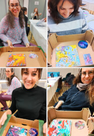 Acrylic Pouring Workshop - Colour Codes Experience