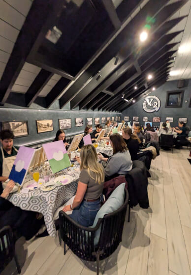 Acrylic Sip and Paint Class: Knebworth