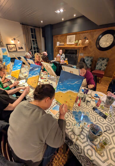 Acrylic Sip and Paint Class: Knebworth