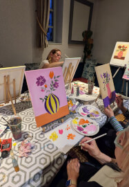 Acrylic Sip and Paint Class: Knebworth