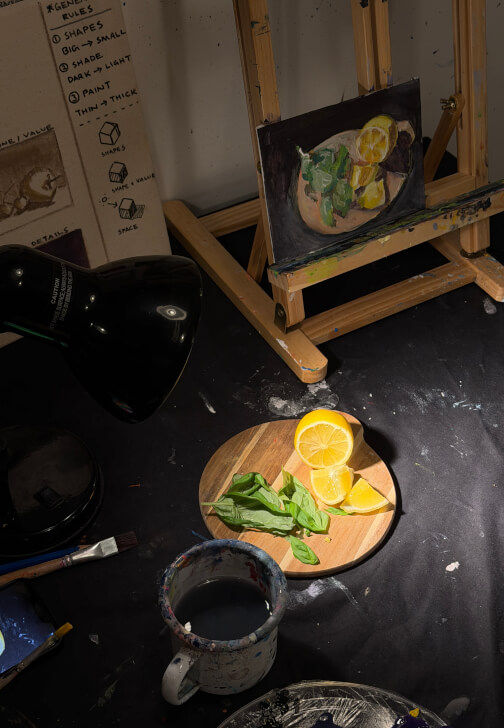 Acrylic Still Life Painting Class