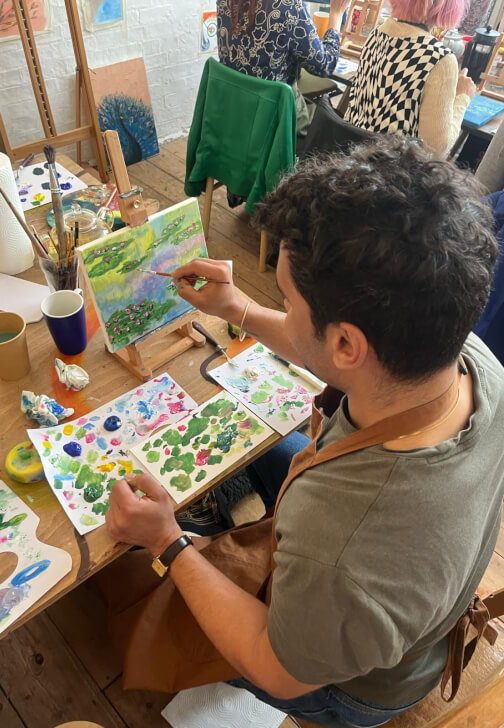 Acrylic Workshop: Paint Monet's Water Lilies