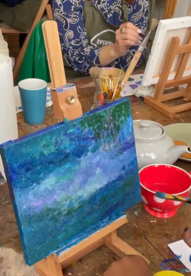 Acrylic Workshop: Paint Monet's Water Lilies