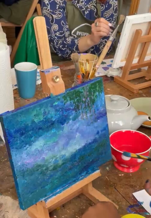 Acrylic Workshop: Paint Monet's Water Lilies