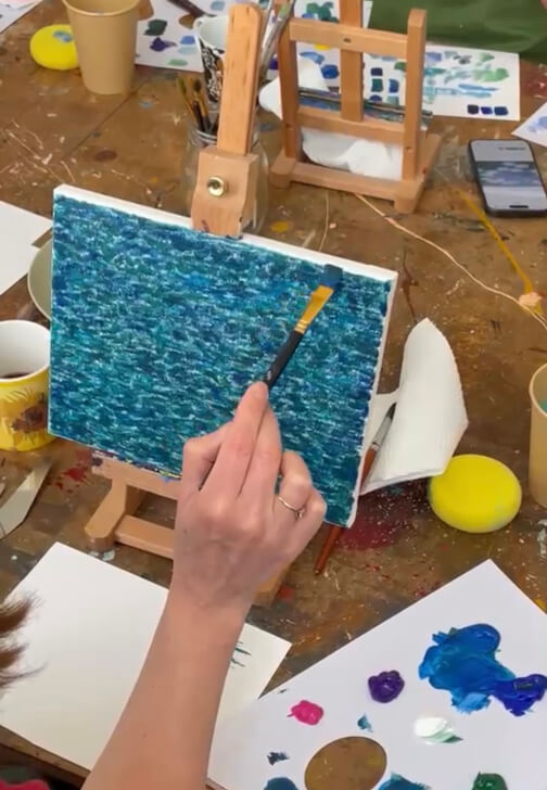 Acrylic Workshop: Paint Monet's Water Lilies